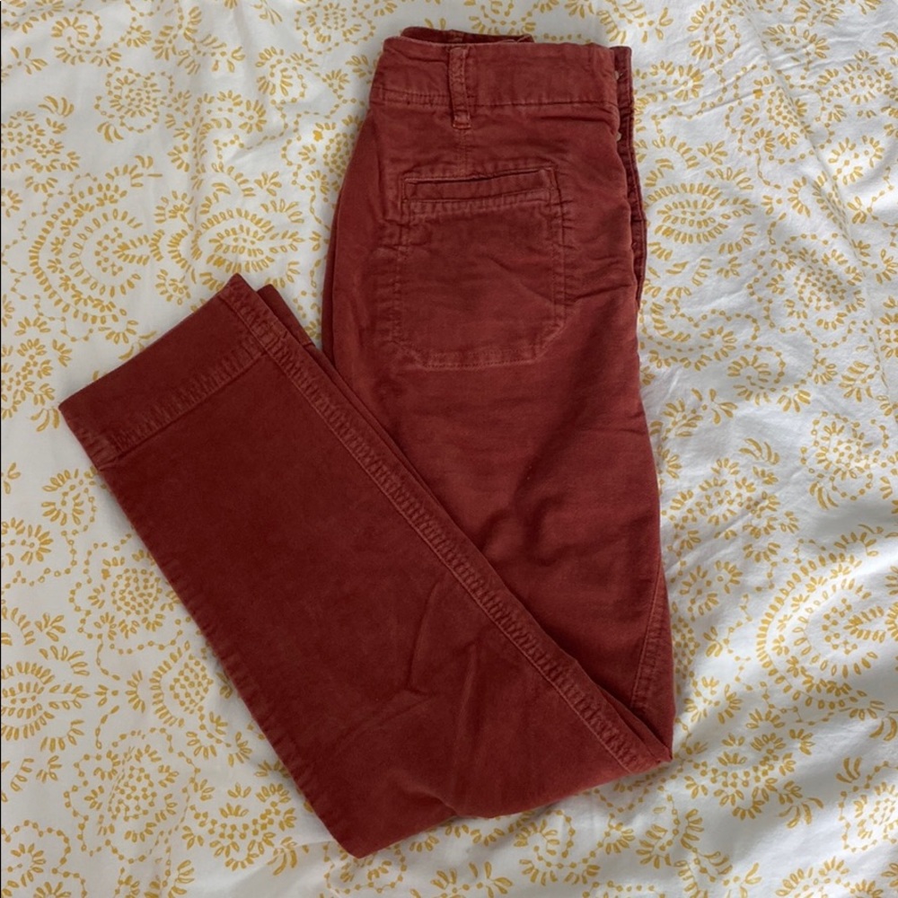 Free People Burnt Orange Corduroys